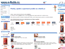Tablet Screenshot of e-butik.cz